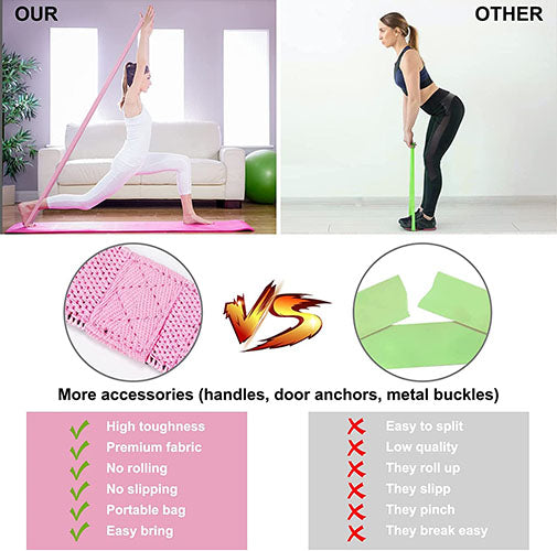 Pilates Long Fabric Loop Bands